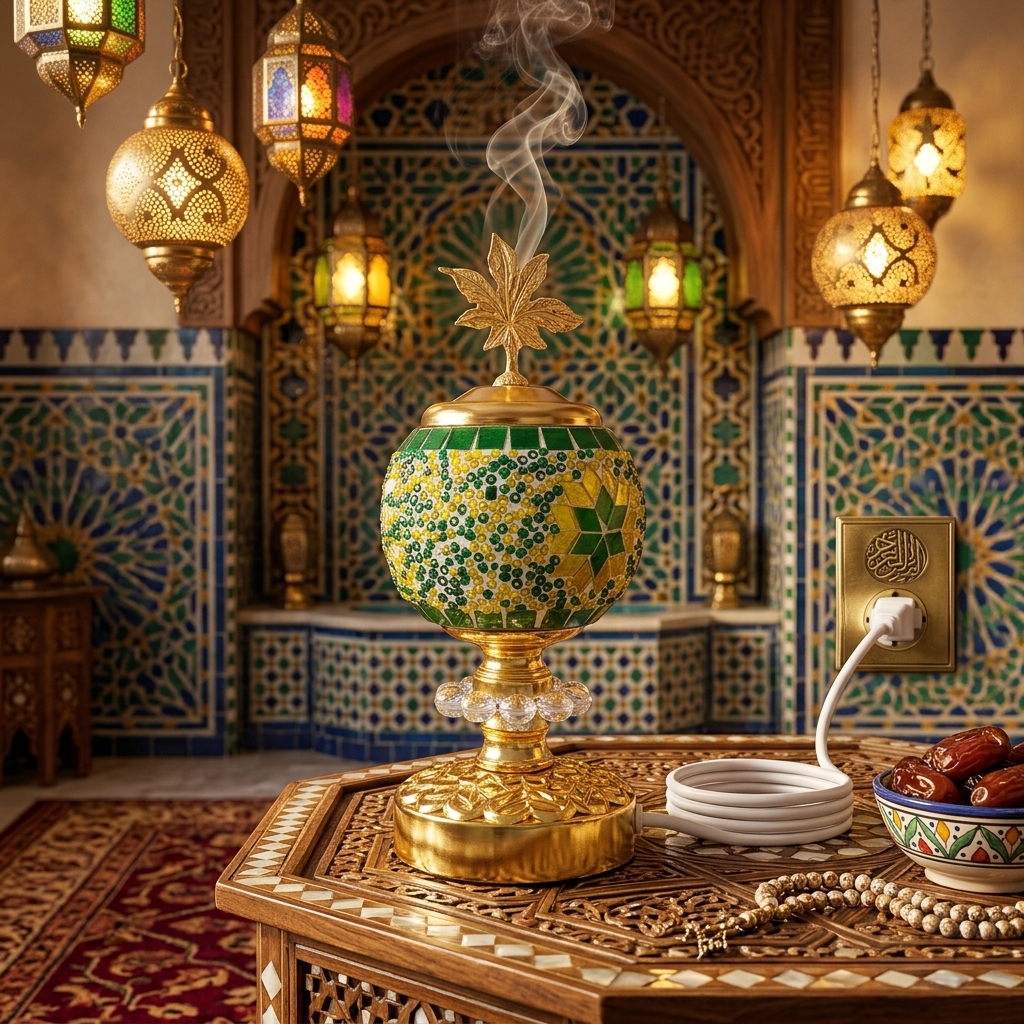 Green Bakhoor Burner